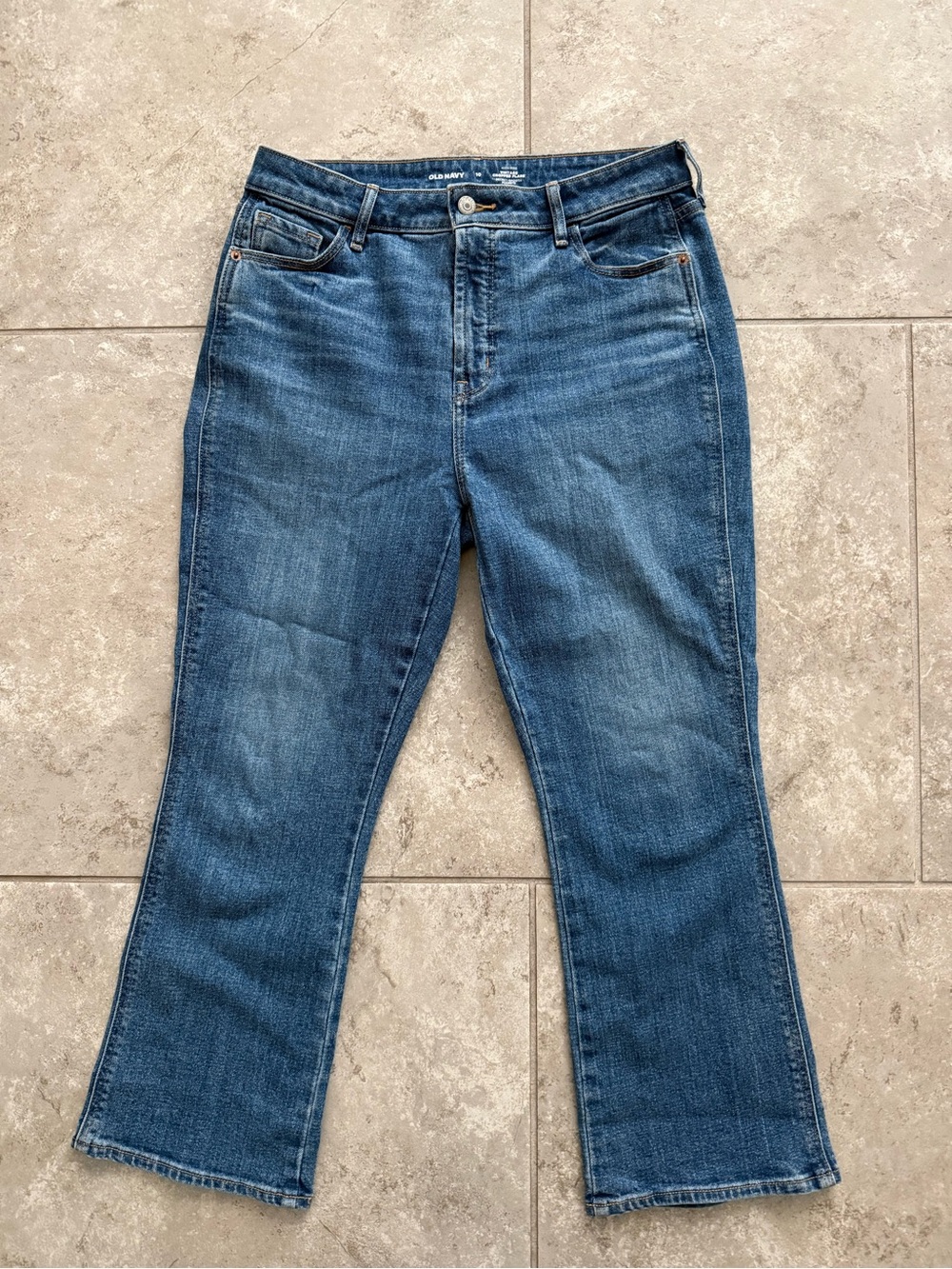 Old Navy Vintage boot cut cropped jean size 10